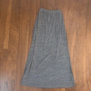 Heather Grey Hollister Maxi Skirt